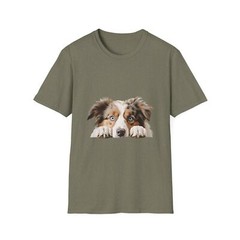Adorable Puppy Graphic Tee, Dog Lover Gift, Softstyle T-Shirt, Everyday Wear,