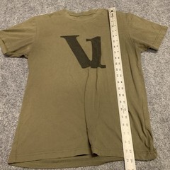 Vuori Mens Crew Neck Logo Tee T-shirt Top Green Size Small Sports Outdoor Yoga