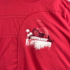 Perry Ellis T-Shirt Men’s XXL Raspberry Red Graphic Short Sleeve NWT Cotton