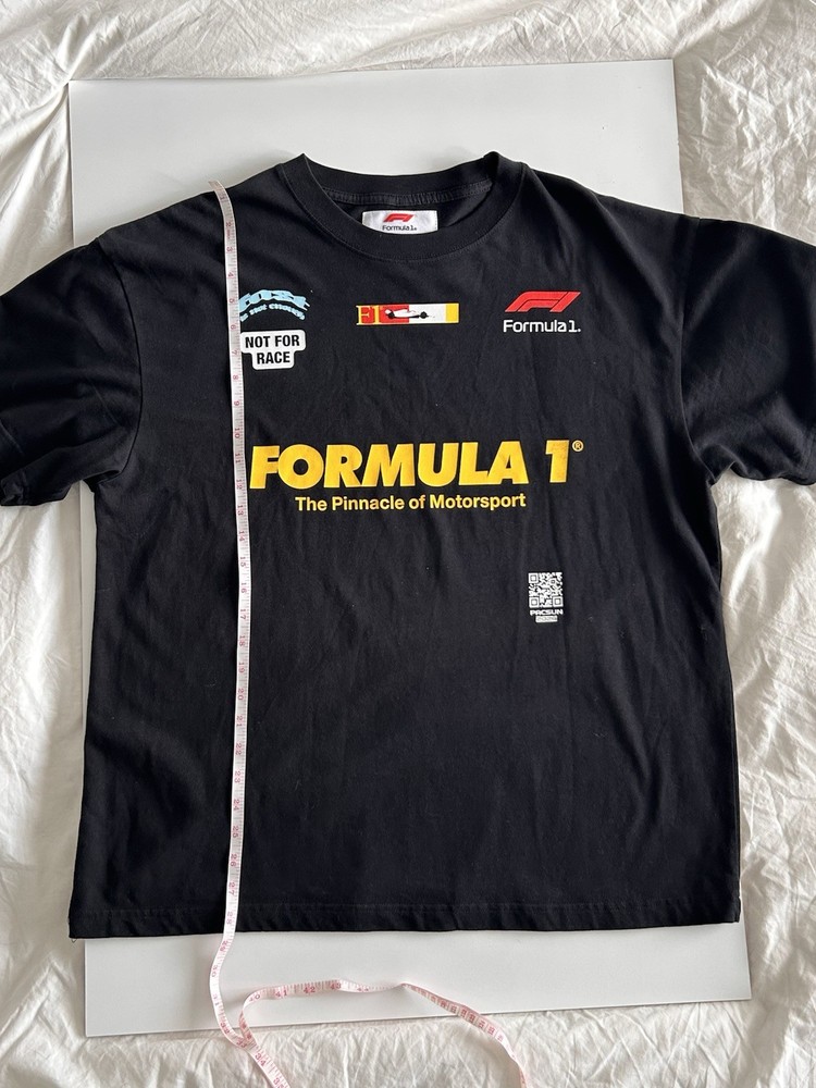 Formula 1 F1 PacSun Graphic T Shirt Mens Large Black Racing Motorsport FAST