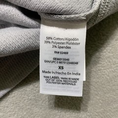 NWT George Henley Thermal Style Knit Shirt Extra Small Light Gray Blue Lot of 2