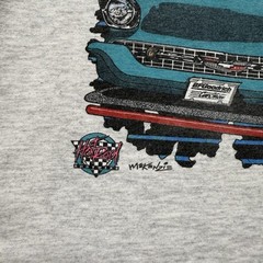 Vintage 90s 1995 Super Chevy Show Hot Rod Dragster Bel Air Shirt Size Large