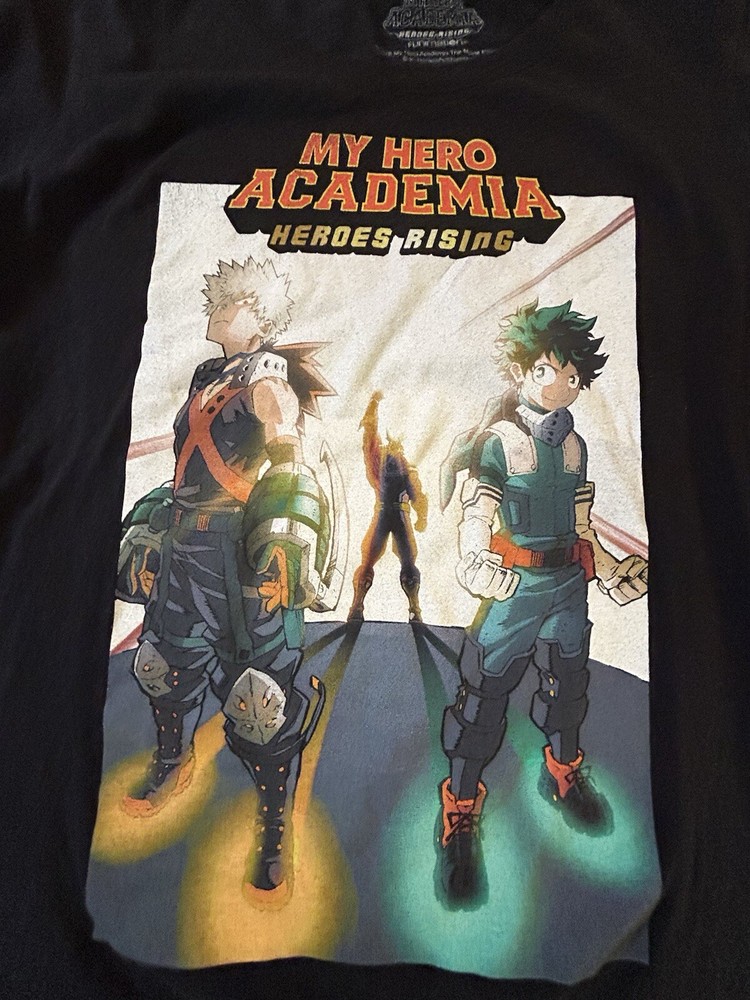 My Hero Academia Heroes Rising T Shirt 2XL Anime Cartoons