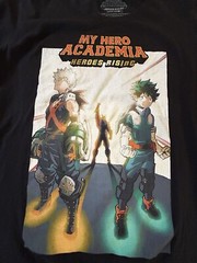 My Hero Academia Heroes Rising T Shirt 2XL Anime Cartoons
