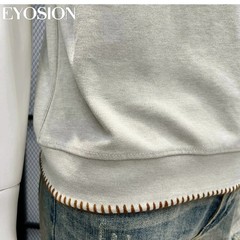 Men’s Henley Shirt Old Money Style Short Sleeve Casual Slim Fit Knit T-Shirt