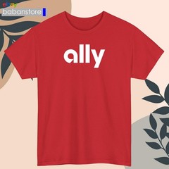 Ally Financial Logo Black/White/Grey/Navy/Red/Light Blue T-Shirt S-5XL