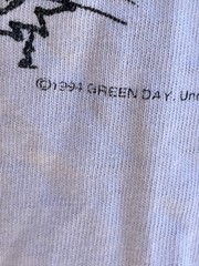 GREEN DAY 1994 BROKUM TAG (XL 23X26)- RARE SHIRT- MUSIC- CONCERT- TOUR