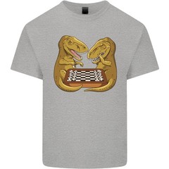 Chess T-Rex Dinosaur Mens Light Cotton T-Shirt
