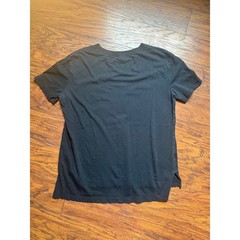 Nike Mens Swoosh Embroidered Hanging Sneakers Graphic T-Shirt Black Medium
