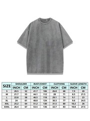 230g Washed Pure Cotton T-Shirt Spooky Island Amuse Park Daily Wear Gift