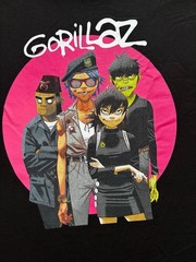 Gorillaz Humanz Band Graphic T-Shirt Black