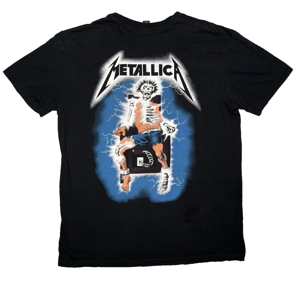 Vintage 2007 Metallica Kill ‘Em All Tour Shirt Size M Rock Band Y2K Double Side