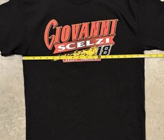 Giovanni Gio Scelzi #18 Sprint Car Graphic Shirt Men’s Small / Medium Hot Sauce