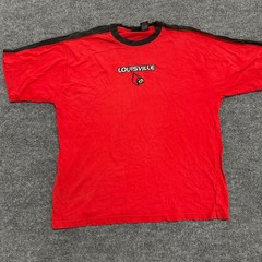 Pro Edge T-Shirt Mens XL Red Louisville Cardinals Cotton Short Sleeve NCAA Sport