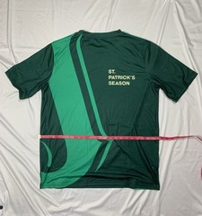 Men’s L St. Patrick’s Day Season Green T-Shirt – Short Sleeve Graphic Tee