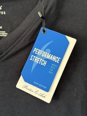 Porter & Ash Mens Large Navy Performance T-Shirt Stretch Soft Comfort Essentials