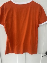NWOT Gorgeous Bright Orange Growling Tiger Classic Graphic S/S Tee Unisex Medium