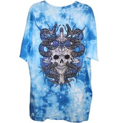 AFFLICTION Black Label Roadhouse T-Shirt Bright Royal XL Y2K Grunge Goth Fashion