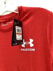 Under Armour 1370810 Men’s Athletic UA Freedom Flag T-Shirt Short Sleeve Tee XS