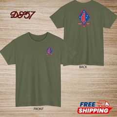1st Battalion Marine Regiment USMC T-Shirt Logo S to 5XL Made In USA