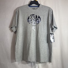 And1 Heather Gray T-Shirt Men Basketball Tee Crew Neck Size Large NWT
