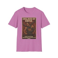 Enslaved By Virtue Shirt, Anti-Marxist American Pride Tee, Red Pill Apparel, USA