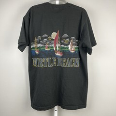 Vintage Myrtle Beach Single Stitch Graphic T-Shirt Size XL Fruit of the Loom
