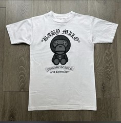 Authentic BAPE x Chrome Hearts Baby Milo Logo Tee