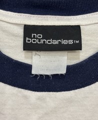 Vintage 1990’s No Boundaries Kiwi Surf White Short Sleeve Medium Surfing T-Shirt