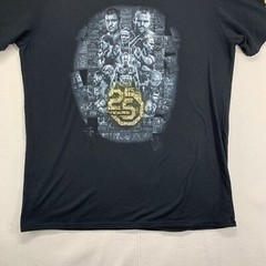 Men’s T Shirt UFC 25 Lots Of Fighters Graphic Reebok Size Medium Thin Black
