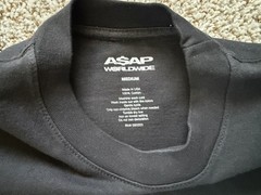 ASAP Rocky Asap Worldwide Tee Black Medium New Official Merch