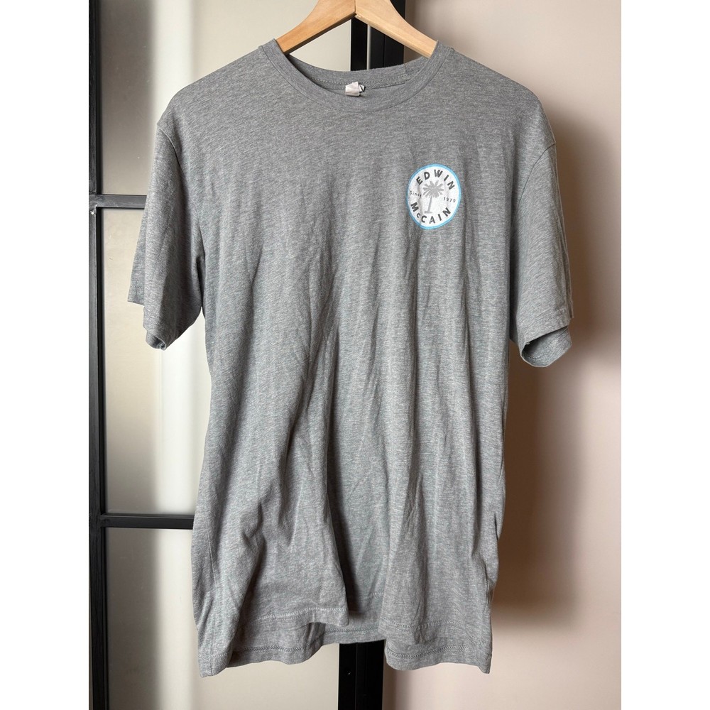 Edwin McCain Tri Color Logo T-Shirt Size Large