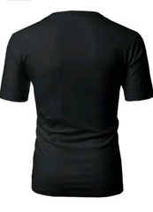 Goodthreads Men’s Short sleeve Crewneck Cotton T shirt. Black Color, Size M