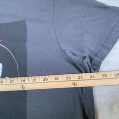 Hyper Space NASA Shirt Mens 2XL Gray Total Eclipse Astronaut Graphic Space Tee