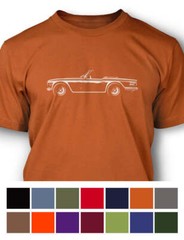 Triumph TR6 Convertible T-Shirt – Men – Side View