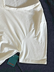 NWT Tommy John white T-shirt XL spandex/cotton lightweight