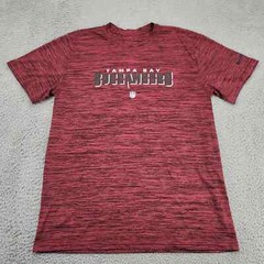 Nike Shirt Mens Large Red Tampa Bay Buccaneers Spellout NFL Football Outdoors