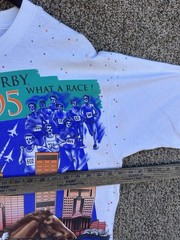 Vintage 1995 Kentucky Derby AOP T-Shirt Single Stitch Sz XL