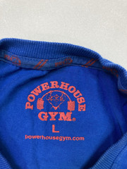 Powerhouse Gym Graphic T-shirt Men Large Black Short Sleeve