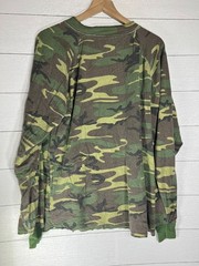 Rothco XL Green Brown Camouflage Camo Hunting Hunter Fishing Long Sleeve Shirt