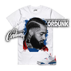 Son of Mars Low True Blue Fire Red Cement Grey White 3 T Shirt Match NIP2