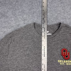 University of Oklahoma Fanatics T-Shirt Mens Large Graphic Gray NCAA Tee