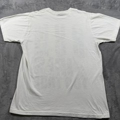 Vintage Bay Island Sportswear T-Shirt Mens Large White Dum Dum Girls Too True