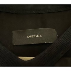 Diesel See-Through Top Black S/M Studded Button Japan