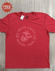 USMC “United States Marines 1775” Red T-Shirt – Size XL – by MV Sport – NWT!