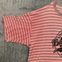 Vintage Body Glove Stripe Logo T-Shirt Men’s XL Red Surf Beach Faded 90s VTG