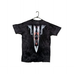 Smithsonian Men’s T-shirt Black Fighter Jet XL #2968 EUC