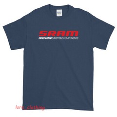 New SRAM Cycling Logo American Funny T Shirt USA size S -XXL