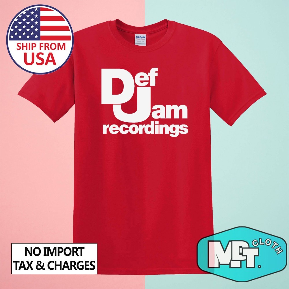 Def Jam Recordings Men’s Red Size S-5XL