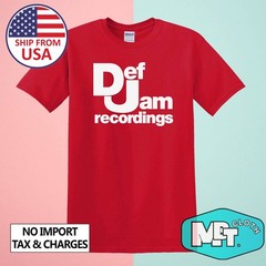 Def Jam Recordings Men’s Red Size S-5XL
